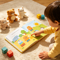 Publicación de Libros Infantiles Impresos Personalizados de Tapa Dura, Libros de Cartón, Libros Pop-Up y Libros de Cartón en Inglés para Bebés