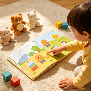 หนังสือเรื่องราวภาษาอังกฤษแบบปกอ่อนลายการ์ตูนสำหรับเด็กที่ปรับแต่งได้ - Product Image 4