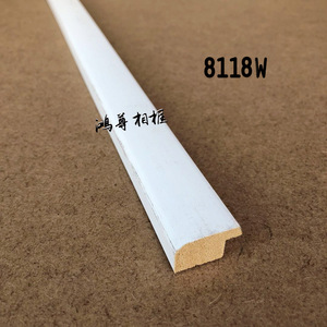 8118W White Wood Molding <b>For</b> Picture <b>Frames</b> Traditional Chinese <b>Painting</b> <b>Frame</b> Edge Trim Durable - Product Image 1