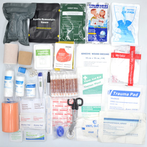 Trousse de premiers soins de fournitures médicales de famille de survie professionnelle portative pour le camping randonnée escalade course - Product Image 2