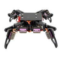Kit de programmation Scratch pour robot, ensemble éducatif IA, robot araignée à quatre pattes avec contrôle par application, mode vocal et détection de gravité