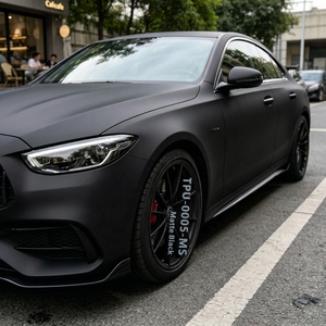 Pellicola Vinilica Opaca Nera per Wrapping <span class=keywords><strong>Auto</strong></span>, Rotoli Completi per Carrozzeria con Funzione Anti-Graffio, Vendita all'Ingrosso - Product Image 4