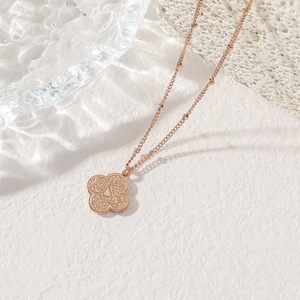 Pendentif Sabr <span class=keywords><strong>Shukr</strong></span> Tawakkul (Patience, Gratitude, Confiance) en acier inoxydable, bijoux islamiques arabes musulmans, collier pour l'Aïd, vente en gros - Product Image 5