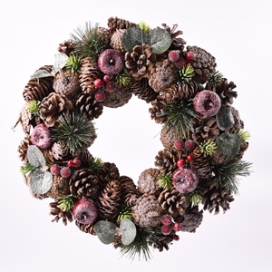 Décoration <span class=keywords><strong>de</strong></span> Noël, <span class=keywords><strong>couronne</strong></span> et guirlandes artificielles <span class=keywords><strong>en</strong></span> PVC pour fête <span class=keywords><strong>de</strong></span> Noël, décorations <span class=keywords><strong>de</strong></span> Noël d'intérieur, ornements pour fêtes <span class=keywords><strong>de</strong></span> fin d'année - Product Image 6