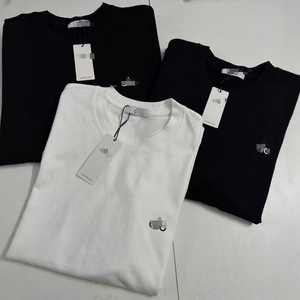 <span class=keywords><strong>Camisetas</strong></span> de Manga Corta de Algodón Puro <span class=keywords><strong>para</strong></span> Hombre y Mujer - Bordadas - Cómodas y Versátiles - Product Image 1