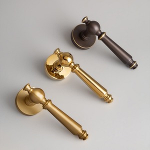 Cerradura de Puerta Interior Silenciosa de Latón Macizo Dorado, Estilo Retro Francés y Americano, Cerradura de Privacidad y <span class=keywords><strong>Pasaje</strong></span> para Dormitorio - Product Image 2