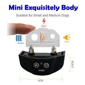 OEM / ODM 애완 동물 훈련 지능형 Barker 개 전기 충격 고리 원격 제어 - Product Image 4