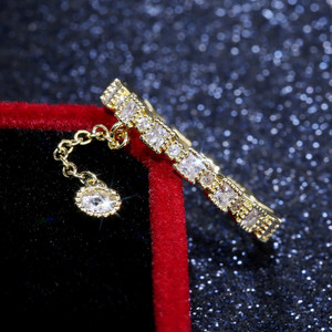 Creative Pendant <b>Ring</b> for Women Fashion <b>Statement</b> Index Finger Jewelry - Product Image 5