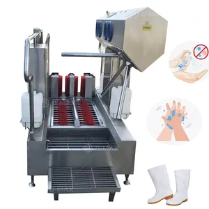 Çizme ve el dezenfektanı makinesi ayakkabı temizleme makinesi ile hijyen temizleme istasyonu önyükleme çamaşır makinesi