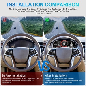 Navihua Upgrade LCD Dashboard <b>for</b> Cadillac SRX XTS CTS ATS <b>Car</b> Digital Cluster Auto <b>Speedometer</b> Virtual Cockpit Gauge - Product Image 6