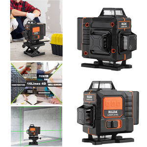 Hilda 16 קווים 4d לייזר ירוק רמת אנכי אנכי ואופקיים פילוס 360 לחצות לבנייה ותמונה - Product Image 4