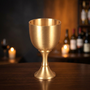 Vasos de Latón Hechos a Mano, Tazas Metálicas Tradicionales para Bebidas, para Bar, Club, Restaurante y Decoración del Hogar - Product Image 6