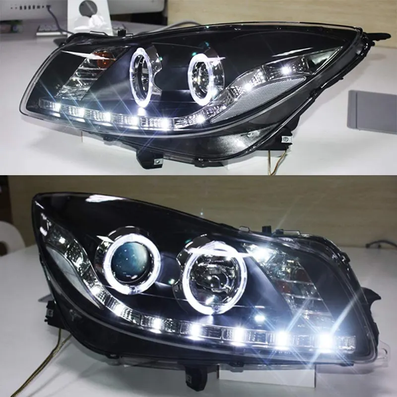 Für Buick Verano Regal Opel Insignia LED Angel Eyes Scheinwerfer Mit Bi Xenon Projektor Objektiv 2010 Zu 2012 Jahr