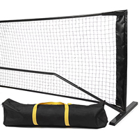 Red de Pickleball de Tamaño Reglamentario OEM con Correas de Control de Tensión, Soporte de Hierro con Recubrimiento Antioxidante para Clubes y Instalaciones Recreativas