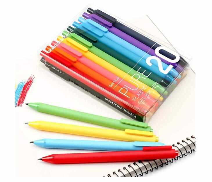 Jelly Matte Plastic Balpen School Pen Met Rubberen Leuke