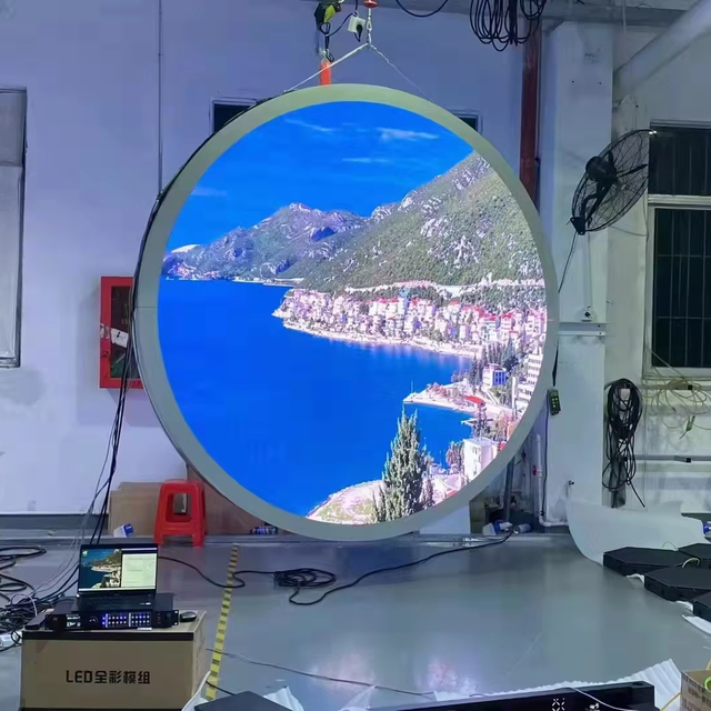 Hanging P1.8/P2/P2.5 Spherical LED Display Flexible Sphere Shaped Custom Globe Diameter LED Ball Screen 8K HDR10+