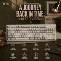 OEM ODM Wired Mechanical Keyboard Full Size Gasket Mount with 104 Keys PBT Keycaps and Number Pad