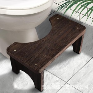 Repose-pieds en bois Zhenjia pour toilettes, robuste, pour adultes et enfants - Product Image 1