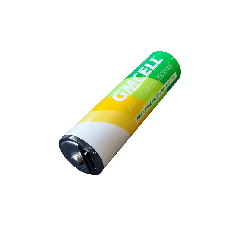 2024 Novas Tendências 1.5V 2500mWh 1650mah Tipo-C Carregamento Duplo A Baterias de íon de lítio Micro USB Recarregável Li-ion AA Bateria