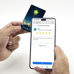 YTS Custom Logo <b>Printing</b> Color LED NFC Card Contactless NFC Card With LED Light - Product Image 3