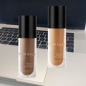 पूर्ण कवरेज खनिज तरल पदार्थ के साथ पूर्ण कवरेज खनिज तरल छिपने नींव, गहरे त्वचा टोन के लिए लंबे समय तक चलने वाला-निजी लेबल - Product Image 4