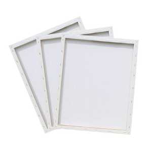 Toile d'artiste carrée blanche cadre de planche de bois toile d'artiste en coton - Product Image 5