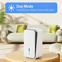 Déshumidificateur à double semi-conducteur en mode veille de contrôle d'écran tactile électrique portable haute puissance et à faible bruit pour la maison