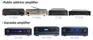<strong>Public</strong> <strong>Address</strong> <strong>System</strong> With Mic( Amplifier) Amplificador 1U Hf Mini Ha800 Power De Som Class D Placa Lineal Back Stage 5000W - Product Image 5