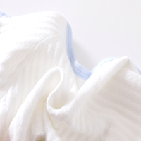 Combinaison pour bébé nouveau-né de 0 à 6 mois, mignonne, avec appliqué matelassé, motif de dessin animé, lavable, 100% coton à l'extérieur, 100% polyester à l'intérieur