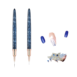 5 pièces 7/9/11/15/20MM ensemble de brosses à ongles Gel UV Kits de brosses à ongles ligne à rayures françaises peinture dessin fleur <span class=keywords><strong>stylo</strong></span> <span class=keywords><strong>manucure</strong></span> outils - Product Image 5