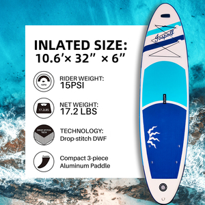 Ván Chèo Mới 2023 Có Thể Bơm Hơi Với Tất Cả Các Phụ Kiện Ván Chèo Đứng Ván Lướt Sóng - Product Image 3