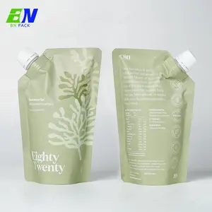 Customized liquid spout pouch bag plastic food grade stand up pouch with spout