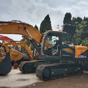 Haute qualité coréen 22 tonnes Hyundai pelle sur chenilles R220LC-9S d'occasion 2023 modèle Cummins Engine vente à bas prix - Product Image 1