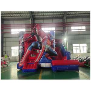 Château gonflable pas cher de Chine, château gonflable Spider-<span class=keywords><strong>Man</strong></span>, combo gonflable pour enfants - Product Image 2