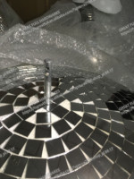 100 120 150 180cm nouvel an noël grandes tailles boule miroir scène boule miroir pour scène fête Festival célébration fait sur commande