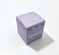 Boîte cadeau personnalisée en carton recyclé avec fermeture à rabat pour crème pour le visage, parfum, vernis à ongles et sérum, avec pelliculage brillant
