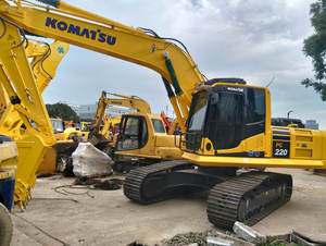 Excavadoras de orugas hidráulicas de segunda mano grandes Komatsu de 22 toneladas Pc220 220-8 excavadoras de cubo de segunda mano de 22 toneladas de segunda mano - Product Image 2