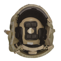 Casque tactique léger de sécurité en gros avec suspension, protection balistique IIIA et doublure en éponge pour usage extérieur
