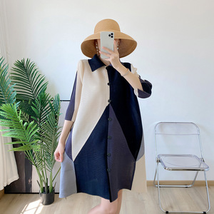 Miyake จีบใหม่เสื้อผู้หญิงกระโปรงและชุดกระโปรงแอฟริกัน - Product Image 3