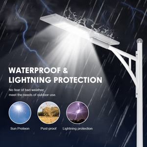 Farola exterior AORUITAI 60 120 180 240 300 360 420 W impermeable IP65 farola LED solar todo en uno - Product Image 5