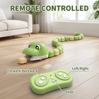 Jouet Serpent Magnétique Télécommandé avec Lumières et Sons, Jeu de Combat Interactif RC pour Enfants