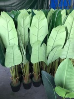 Plantes artificielles en forme de bananier pour décoration intérieure