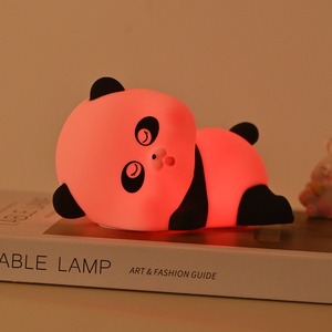 PM <span class=keywords><strong>Factory</strong></span>, luz de noche táctil LED recargable de alta calidad, luz de Panda de dibujos animados, luz de noche portátil para niños - Product Image 2