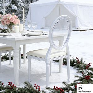 เฟอร์นิเจอร์งานแต่งงานทันสมัยสวยงาม <span class=keywords><strong>เก้าอี้</strong></span><span class=keywords><strong>ห</strong></span><span class=keywords><strong>ลุย</strong></span><span class=keywords><strong>ส์</strong></span>พนักพิงกลมสีขาว <span class=keywords><strong>เก้าอี้</strong></span>เรซิ่นพลาสติกแบบโมโนบล็อก วางซ้อนกันได้ มีจำ<span class=keywords><strong>ห</strong></span>น่ายให้เช่า - Product Image 4