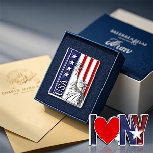 En gros personnalisé j'aime NY Liberty icônes métal Souvenir aimants pour réfrigérateur Urban Landmark Culture USA voyage cadeaux touristique Merch utilisation - Product Image 6