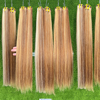 Fornitori di Extension di Capelli Umani Vergini Vietnamiti 100% Non Lavorati, Trama Doppia P427 Liscia Naturale, Capelli Indiani Grezzi da Tempio