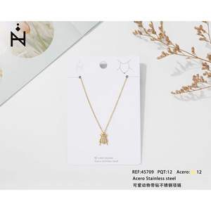 Collana con Ciondolo a Forma di Ragno Ziir in Acciaio Inossidabile Placcato Oro, Design Insetto Carino, Collane Energetiche Unisex, Regalo - Product Image 2