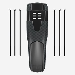 Aksesori sepeda ubin lumpur spatbor sepeda jalan Universal tahan air cocok untuk roda 20-28 "desain ekstensi depan/belakang Aksesori Sepeda - Product Image 1