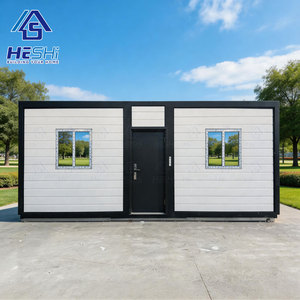Maison préfabriquée extensible en conteneur avec structure en acier de 20 pieds ou 40 pieds, 1, 2, 3, 4 ou 5 chambres, salle de bain moderne, maison portable - Product Image 1