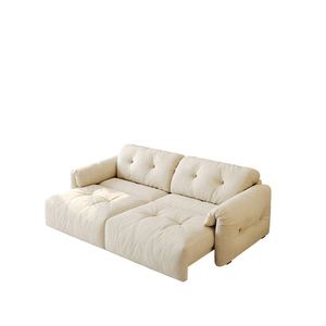 Ensemble de lit convertible sectionnel motorisé intelligent et extensible en cuir véritable pour hôtel, fonctionnel, avec zéro espacement mural Living 6662xiaoxianger - Product Image 2